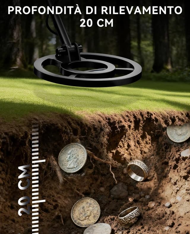 Thumbnail 3 de SUNPOW OTMD17 Metal Detector 8"