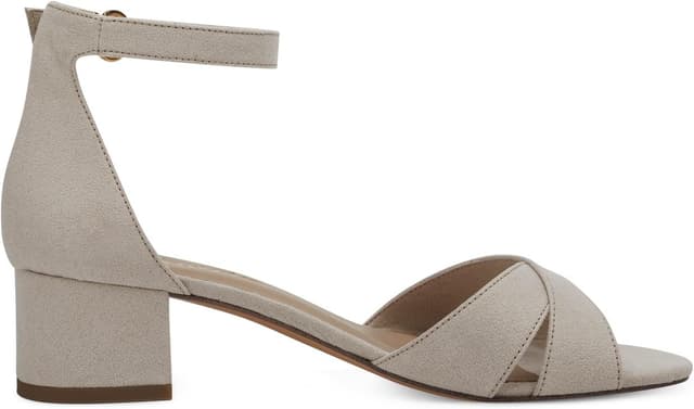 Detalle de Tamaris Sandalette Damen Vegan Elegant – bequeme Blockabsatz-Sandalette mit ANTIslide