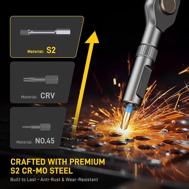 Detalle de MrToNo 74 in 1 magnetic screwdriver set