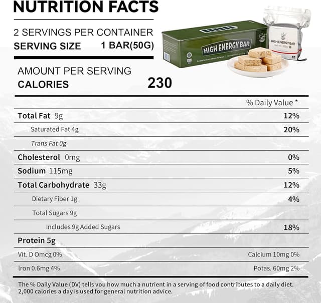 Thumbnail 4 de BDH barre alimentari di emergenza 20 anni, 250 g/bar 🍫