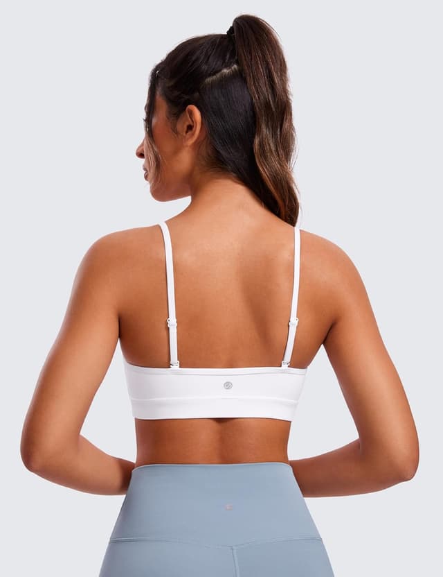 Detalle 2 de CRZ YOGA Butterluxe : brassière de sport yoga à encolure en V, ajustable et rembourrée