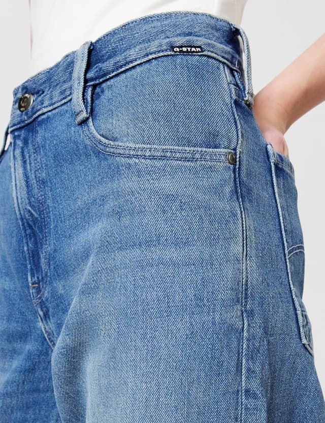 Detalle de G-Star Damen Judee Loose Low Waist Jeans mit Hosenschlitz und Reißverschluss