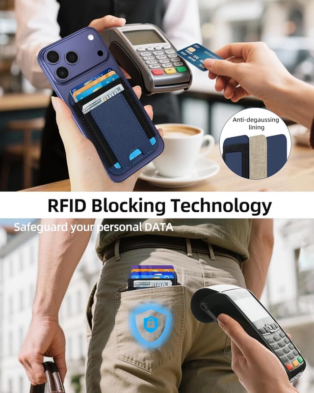 Thumbnail 4 de Upgraded MagSafe Wallet Navy