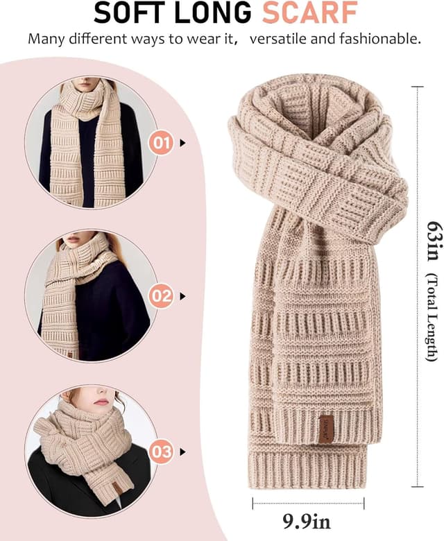 Thumbnail 4 de Womens Beanie Set 63in 🧣