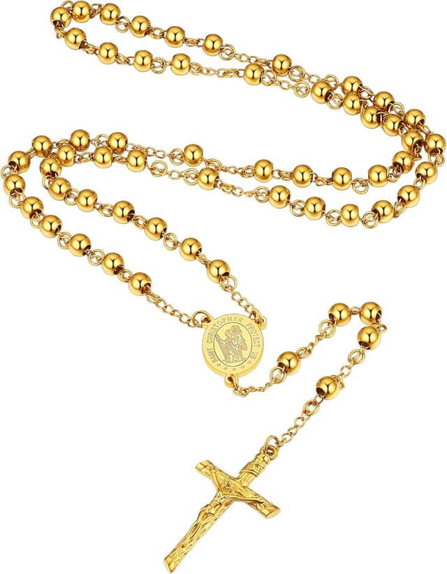 Detalle de Supcare Rosario 66 cm collana religiosa