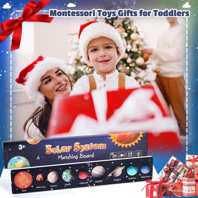 Thumbnail 6 de WhizWinks Solar System Wooden Puzzle for 3–7 Year Olds (Montessori-inspired space matching game)