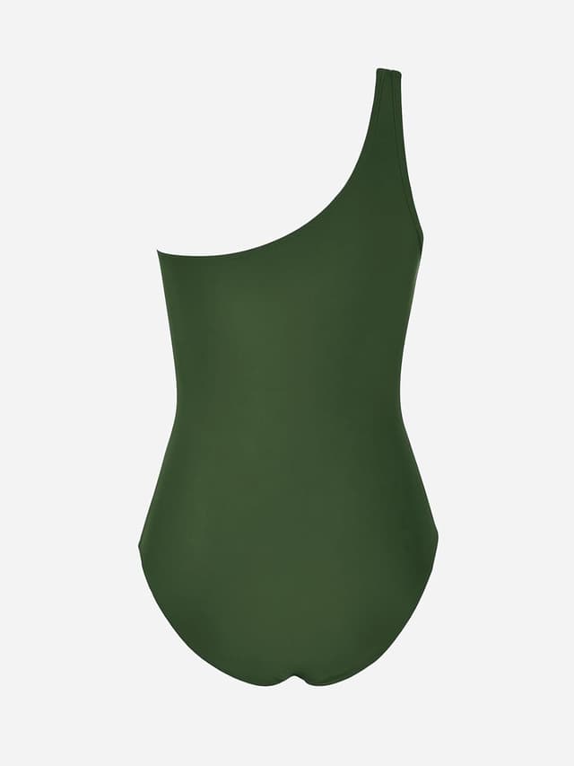 Thumbnail 6 de CUPSHE Damen Badeanzug One-Shoulder mit Mesh-Einsätzen und Bauchkontrolle