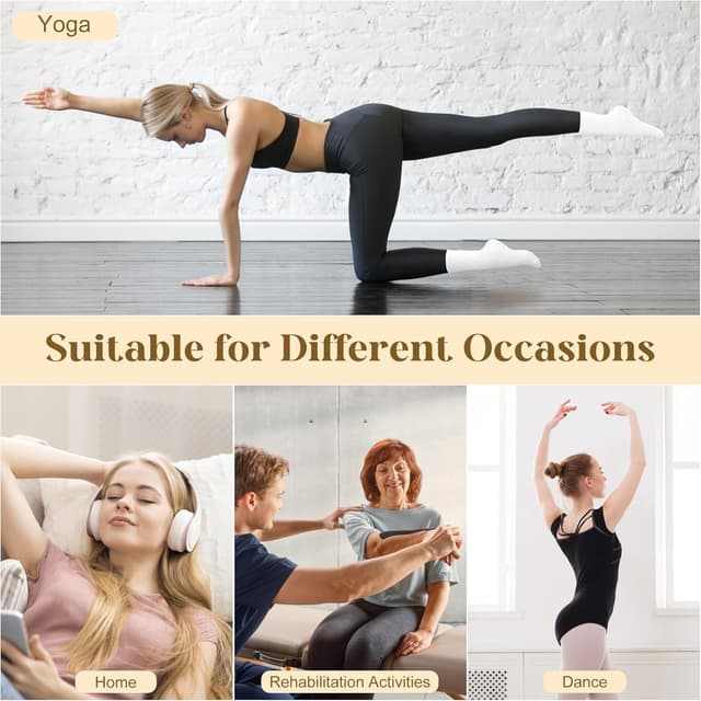 Thumbnail 6 de Pilates grip socks 5 pairs for women