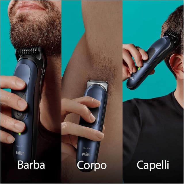 Detalle de Braun MGK7410 Regolabarba 10‑in‑1, 100 minuti di autonomia ✂