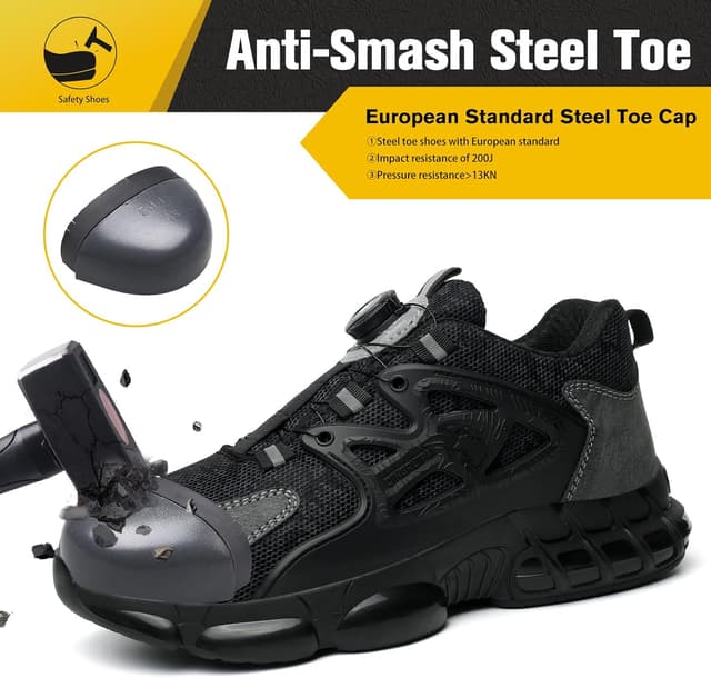 Thumbnail 1 de Steel toe safety trainers with 4mm Kevlar