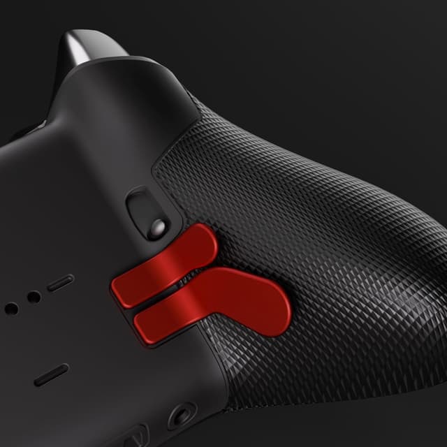 Detalle de eXtremeRate 6 in 1 Metallic Scarlet Red Magnetic back paddles & D-pads for Xbox Elite controllers