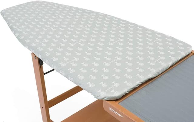 Detalle 2 de Foppapedretti Funda de Planchar IlMollettone, Plata y Blanco 🏠