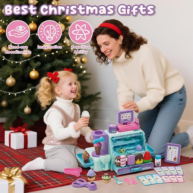 Thumbnail 6 de Ice cream shop toy set for kids