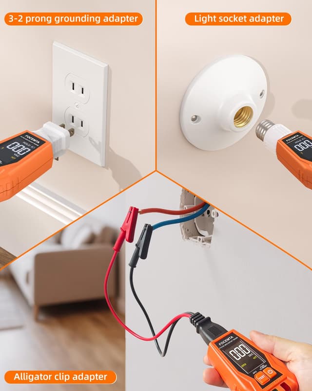 Thumbnail 4 de FOCEMTA Circuit Breaker Finder Kit with GFCI Tester