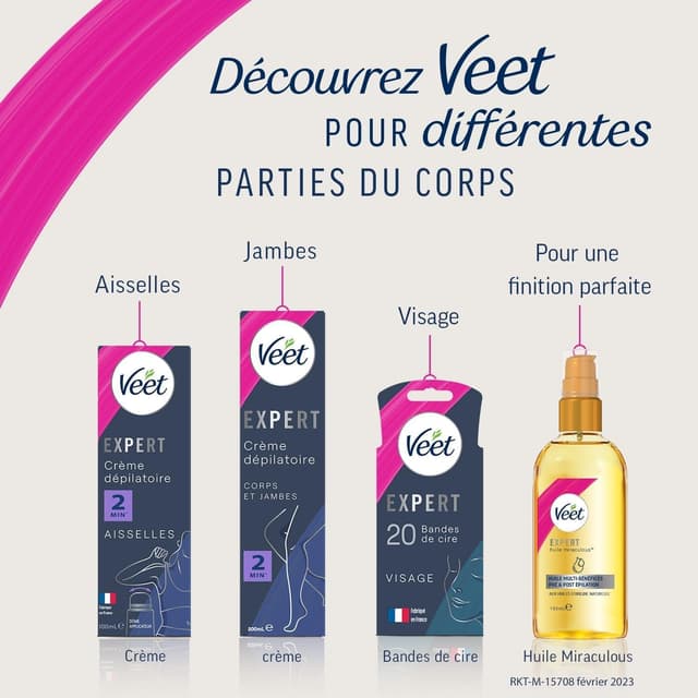 Thumbnail 5 de Veet EXPERT Crème dépilatoire Maillot 2x50 ml