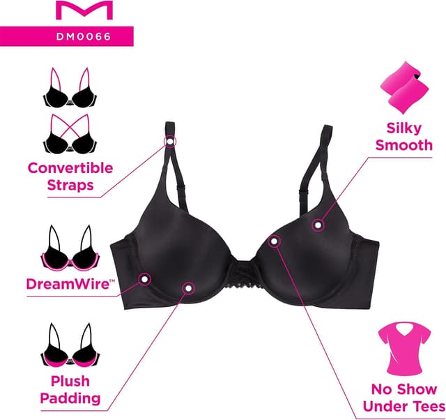 Thumbnail 4 de Maidenform Dreamwire Convertible Push-up Bra 🎀