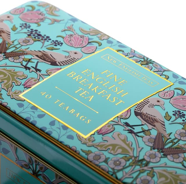 Thumbnail 6 de New English Teas Song Thrush and Berries Tea Tin 40 Tea Bags