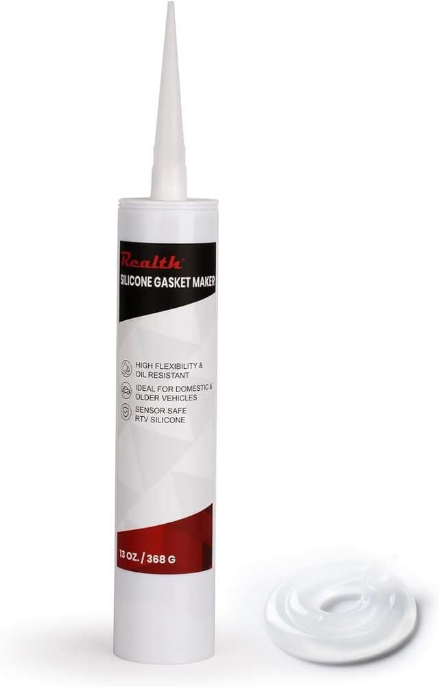 Detalle de Realth Hochtemperatur Silikon Dichtmasse Transparent 368g