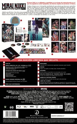 Detalle 2 de Mirai Nikki Edición Coleccionista en Blu-ray (SELECTA VISION)