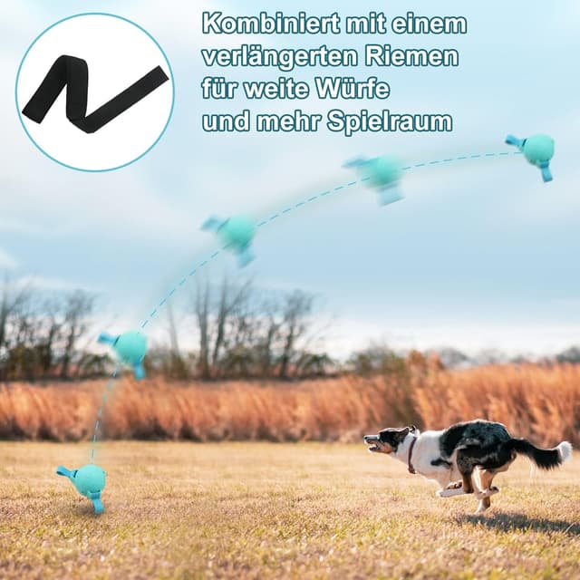 Thumbnail 5 de LOTUSWILD Balle pour chien 9,7 cm Bleu