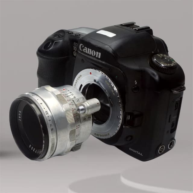 Detalle de PHOLSY Objektivadapter Exakta auf Canon EOS EF/EF-S (manueller Fokus, ohne Elektronik)