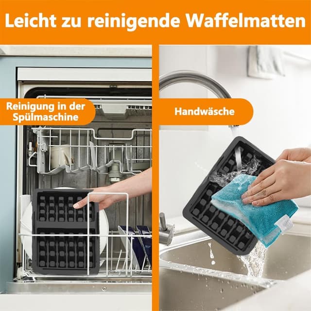 Thumbnail 5 de PASLFC Silikon Belgische Waffelform 21x14,5 cm