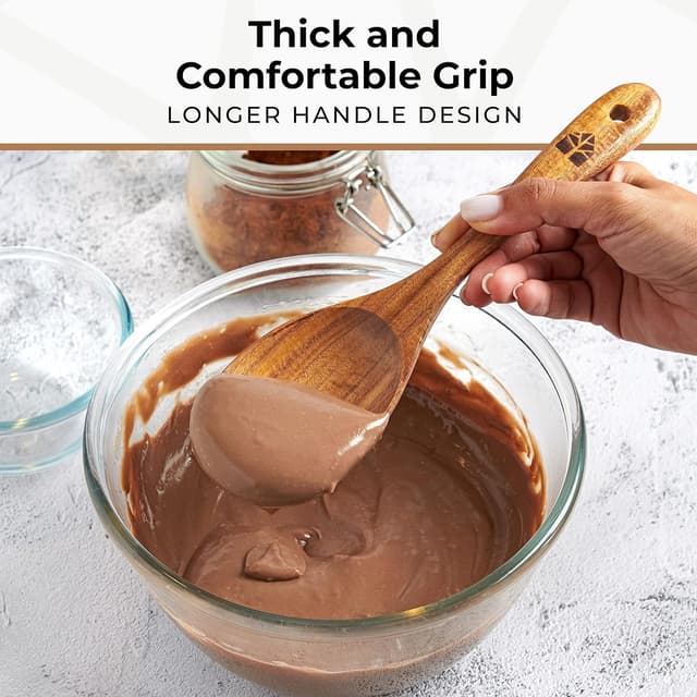 Thumbnail 4 de Wooden Spoons 6-Piece Utensil Set 🍴