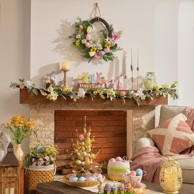 Detalle 2 de Valery Madelyn 16 Inch Easter Egg Wreath