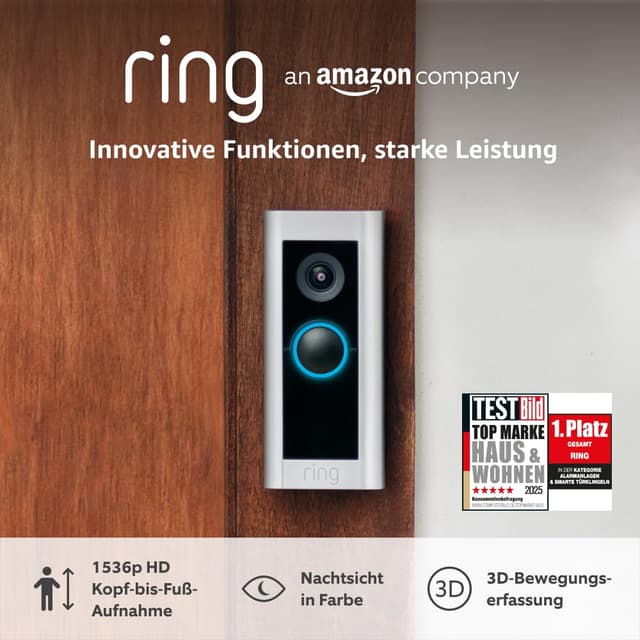 Imagen de Ring Videotürklingel Pro Kabel 1536p en OfertitasTOP