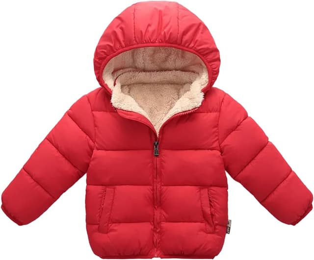 Detalle de JiAmy winter fleece coat for toddlers 18M-6Y