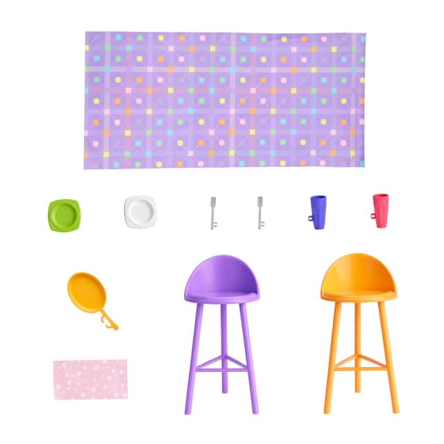 Detalle 2 de Barbie Barbie 65 aniversario apartamento 4 estancias