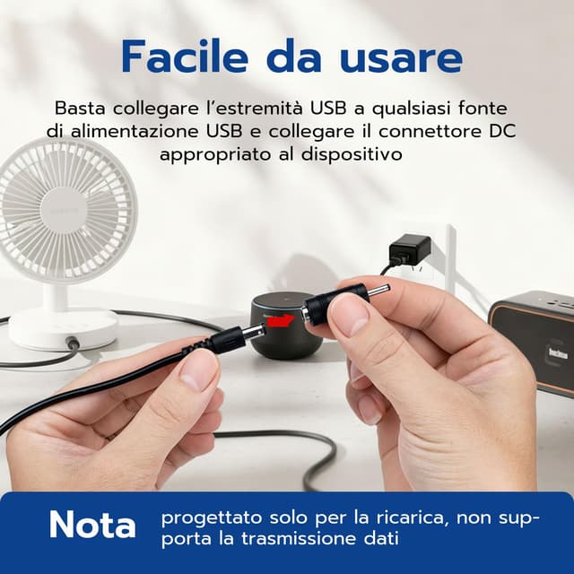 Thumbnail 5 de Wigearss Cavo USB a DC 5V 1 m