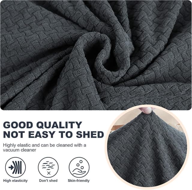 Detalle de Ystyle Copridivano 1 posto con braccioli elasticizzato antigraffio gatto, grigio