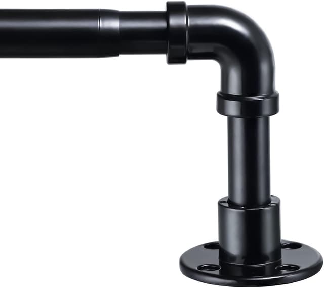 Thumbnail 6 de Harrms Industrial Curtain Poles 81-109cm 🪟