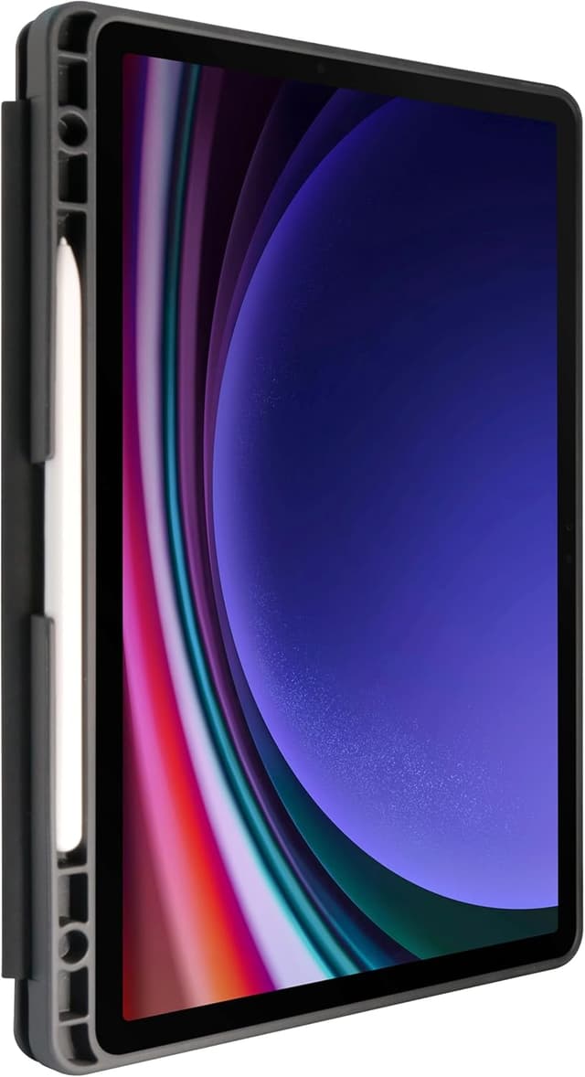 Detalle de Coque OtterBox React Folio pour Galaxy Tab S9, antichoc, noir