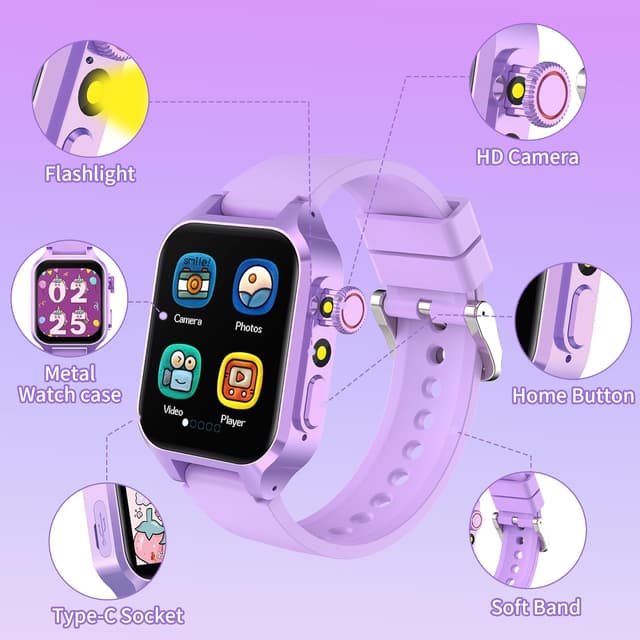 Thumbnail 6 de Kids Smart Watch 32 Games & 3 Sport Modes – Habit Tracking, Class Mode, Camera & Learning Cards