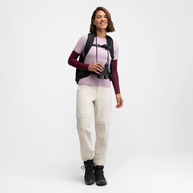 Detalle de Siroko Mistral pantalón desmontable montaña mujer