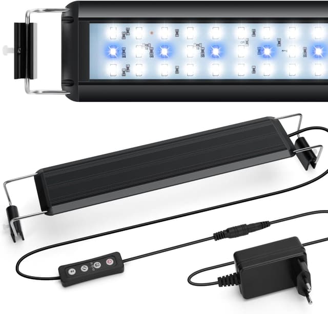 Detalle de Nobleza Luce per Acquario con Timer e 3 Colori, 10 Livelli Luminosità, 8W (per acquari 30-50 cm)