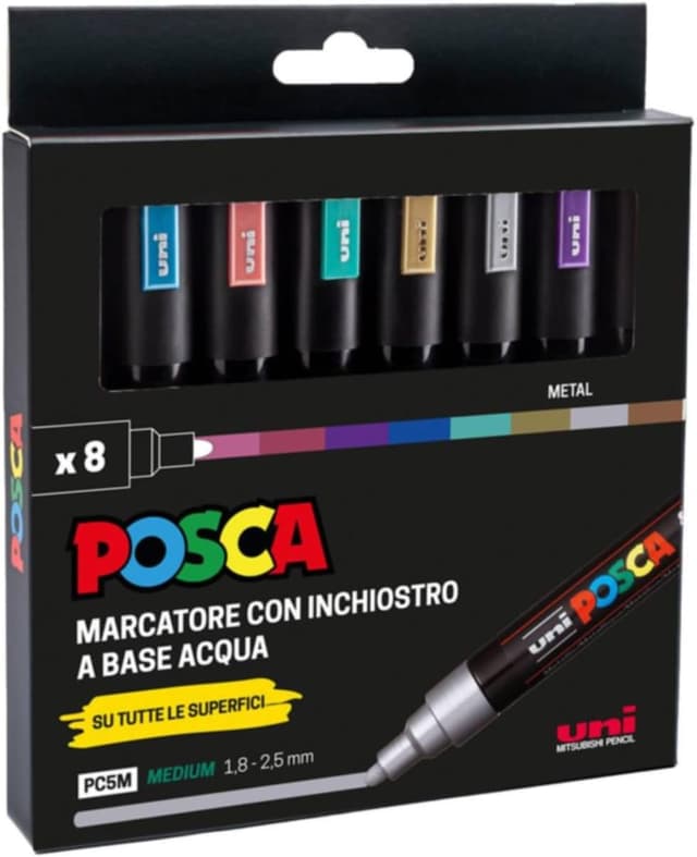 Thumbnail 6 de Posca Uniposca set pennarelli acrilici 1.8–2.5 mm