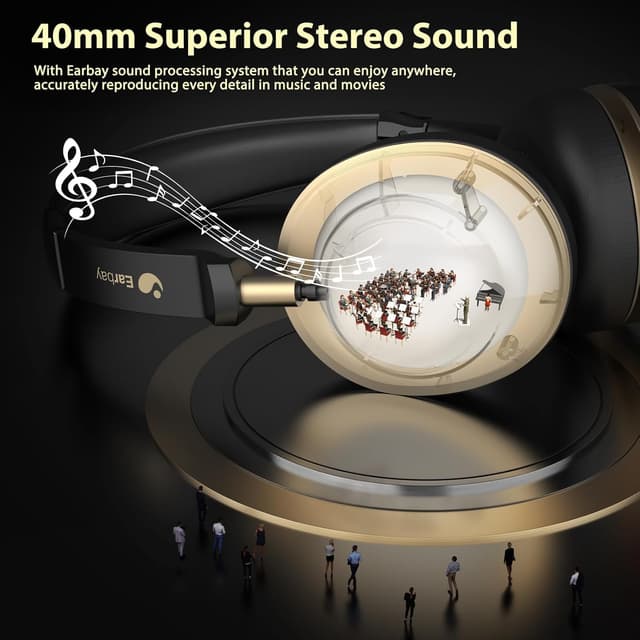 Thumbnail 4 de Earbay Wireless Headset V5.3 50h