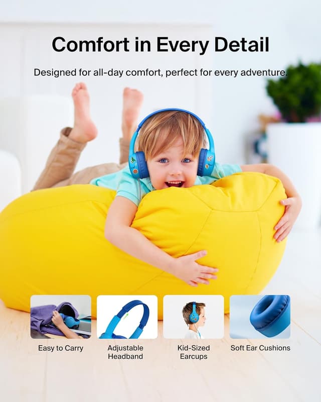 Thumbnail 5 de Belkin SoundForm Mini Kids Headphones 85dB