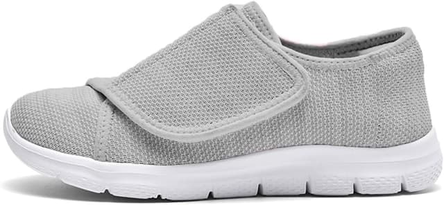 Detalle 2 de Leichte Diabetiker-Walkingschuhe mit Klettverschluss – atmungsaktiv, flexibel und mit weiter Passform