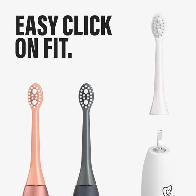 Detalle 2 de Spotlight Oral Care Sonic Toothbrush Replacement Heads – 3 Pack (Micro-Action bristles) for Spotlight Sonic Toothbrush