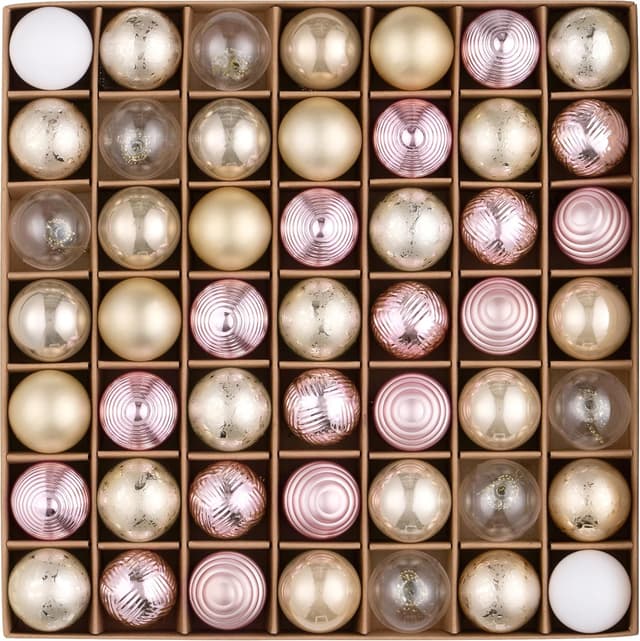 Thumbnail 6 de Weihnachtskugeln 49er Set 3 cm