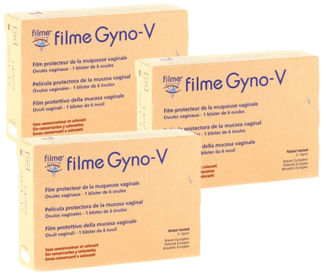 Detalle de Filme Gyno V Óvulos 3x6 unidad salud íntima