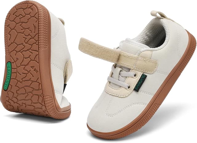 Detalle de SAGUARO Barfußschuhe Kinder Outdoor mit breiter Zehenbox und Klettverschluss (Gr. 25–35)