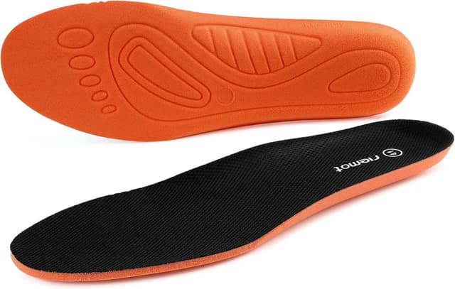 Detalle de riemot Sport Insoles for Men & Women – Shock-Absorbing Cushioned Sport Shoe Inserts