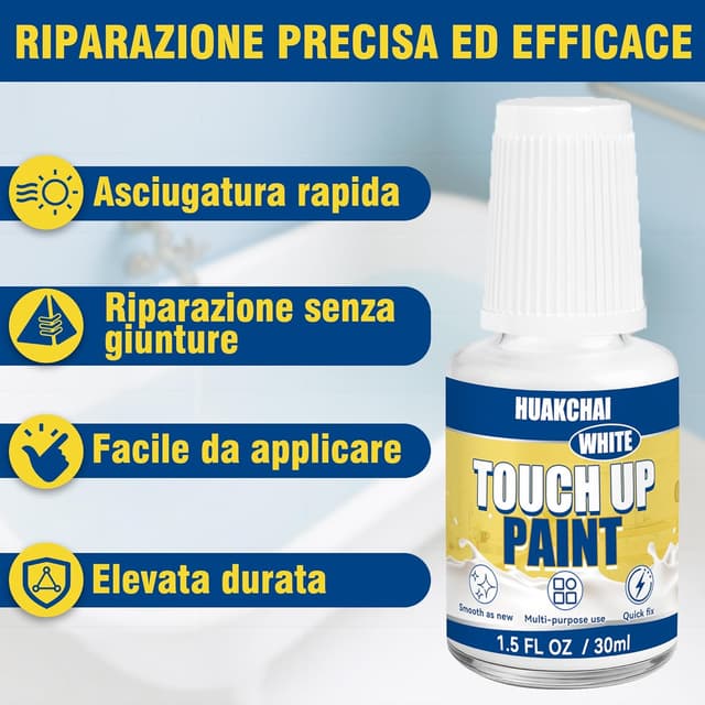 Thumbnail 5 de Vernice per ritocchi smaltata bianca 30 ml