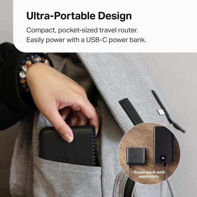 Thumbnail 5 de TP-Link Wi-Fi 6 AX1500 Travel Router