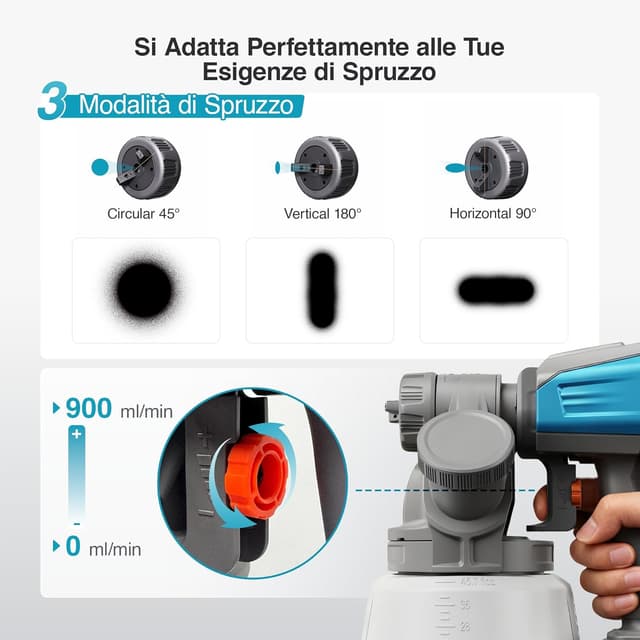 Detalle 2 de Tilswall Shark 700 Verniciatore a Spruzzo 1.300 ml